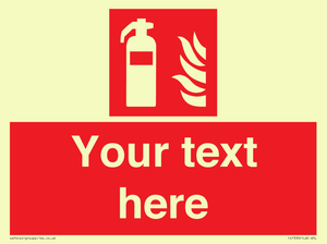 Custom Fire extinguisher Sign